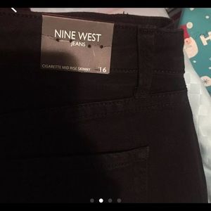 New black skinny jeans sz. 16